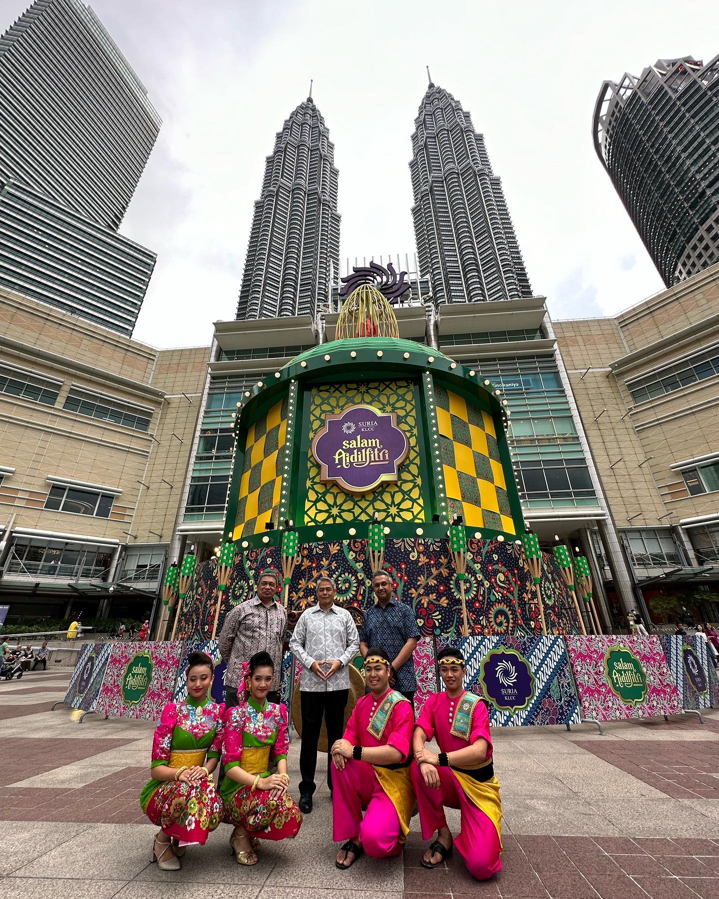 Kampung-inspired Raya scene at SURIA KLCC