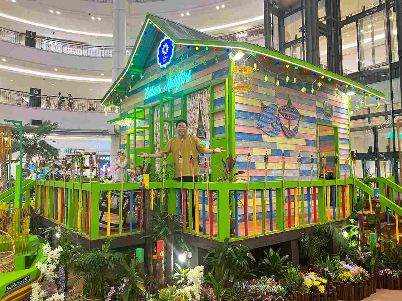 SURIA KLCC Aidilfitri festive main decor