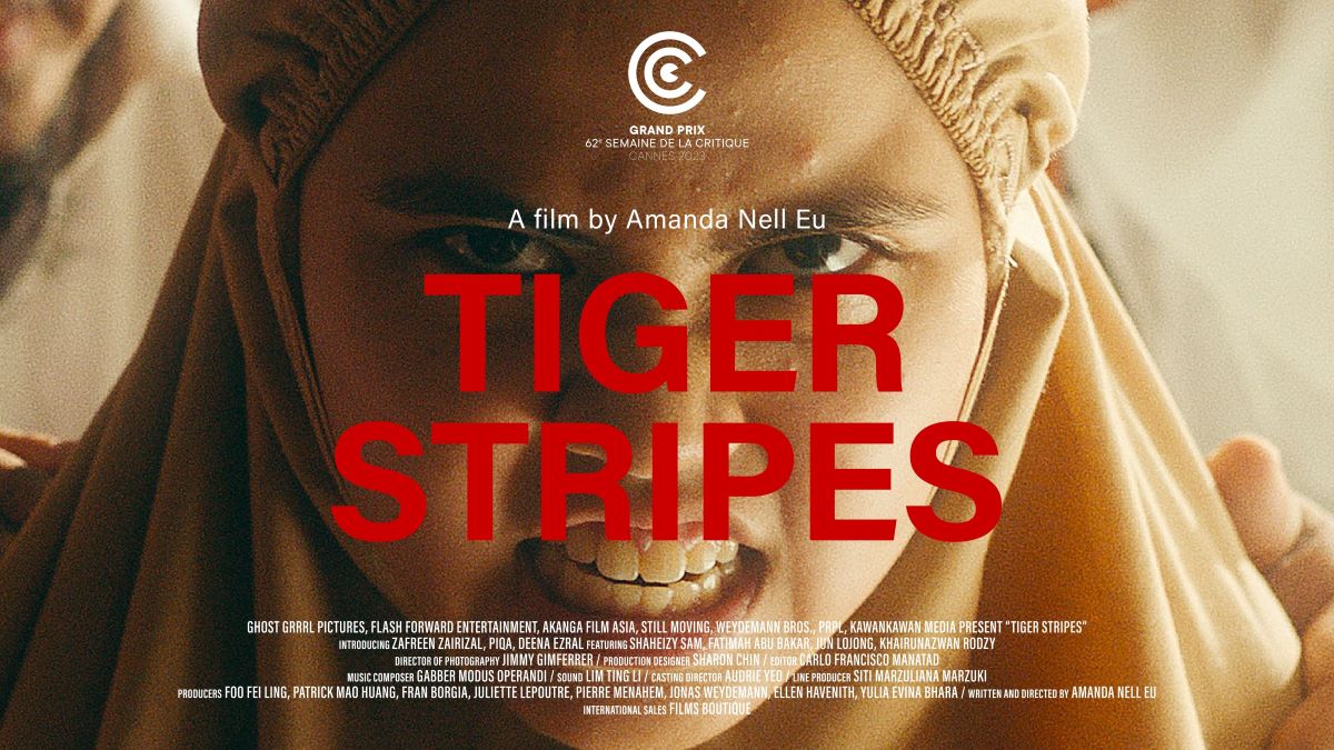 Production still from Tiger Stripes